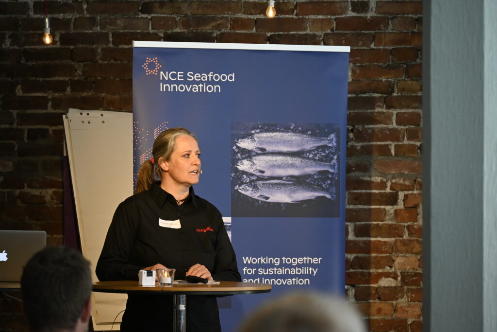 Hilde Schøyen presenterer BlueMusselFeed