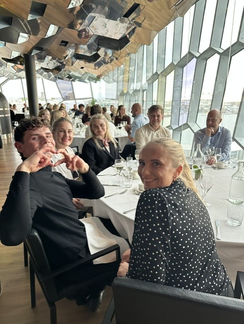Sefood Next-deltagere under middag på Island